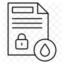 Durchgesickerter Skandalbericht Skandal Leck Symbol