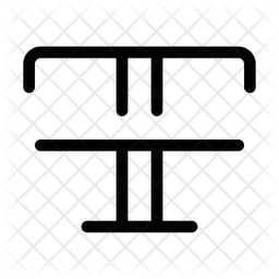 Durchgestrichen  Symbol