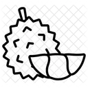 Durian With Peeled  Icon