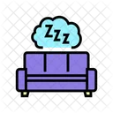 Dormir Sofa Sofa Icono