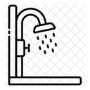 Duschbad Fitnessraumdusche Badewanne Symbol