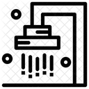 Bad Badezimmer Reinigung Symbol
