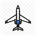 Düsenflugzeug  Symbol