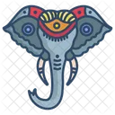 Dussera Elefant Elefant Festival Symbol