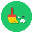 Dust Sweeping Brush Cleaning Brush Icon