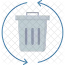 Dust Bin Recycle Garbage Icon