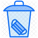 Throw Face Mask Dustbin Garbage Icon