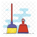 Duster And Dustpan Duster Dustpan Icon