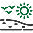 Desert Arid Land Icon