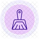 Dustpan Color Circle Icon Icon
