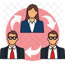 Duties Transfer Task Delegation Role Change Icon