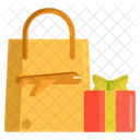 Duty Free Hand Bag Gift Icon