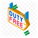 Duty Free Paper Bag  Icon