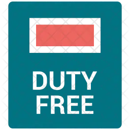 Duty free parcel  Icon