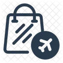 Duty Free Shop Building Blueprint Icon