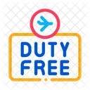 Duty Free Store Icon