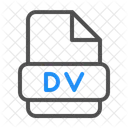 Digital Video File Type Icon