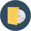 DVD Cd Paquete Icono