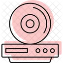 Dvd Case Color Shadow Thinline Icon Icon