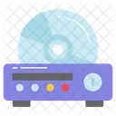 Dvd Player Cd Disc Icon