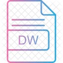 Dw File Format Icon