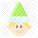 Christmas Dwarf Elf Icon