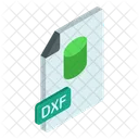 Dxf File Printing File Cube Icon