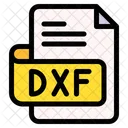 Dxf File Type File Format Icon