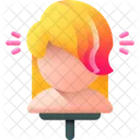 Dyed Hair User Woman Icon