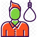 Dying Hanging Himself Symbol