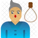 Dying Hanging Himself Symbol