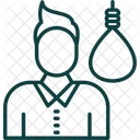 Dying Hanging Himself Symbol
