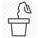 Dying Pot Plant  Symbol