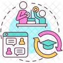 Dynamic learning  Icon