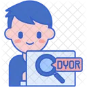 Dyor recherchieren Sie selbst  Symbol