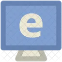E Learning Monitor Icon