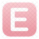 E Alphabet  Icon