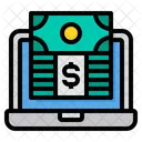 Computer Money Laptop Icon