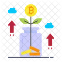 Banking Bitcoin Cryptocurrency Icon