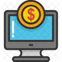 Ebanking Laptop Ecommerce Icon