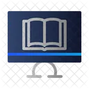 Computer Book Work Icon