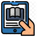 Digital Ebook Education Icon