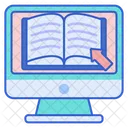 Reading Online E Book Digitalbook Icon