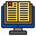 E Book E Learning Book Icon