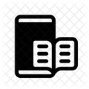 E Book Reader App Symbol