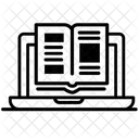 E Book Book Online Education Icon