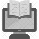 E Book Computer Pages Icon