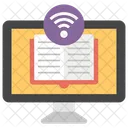 E Book Online Lernen Digitale Bildung Icon