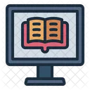 E Book Computer Book Icon