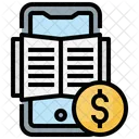 E Book Cost Ebook E Learning Icon